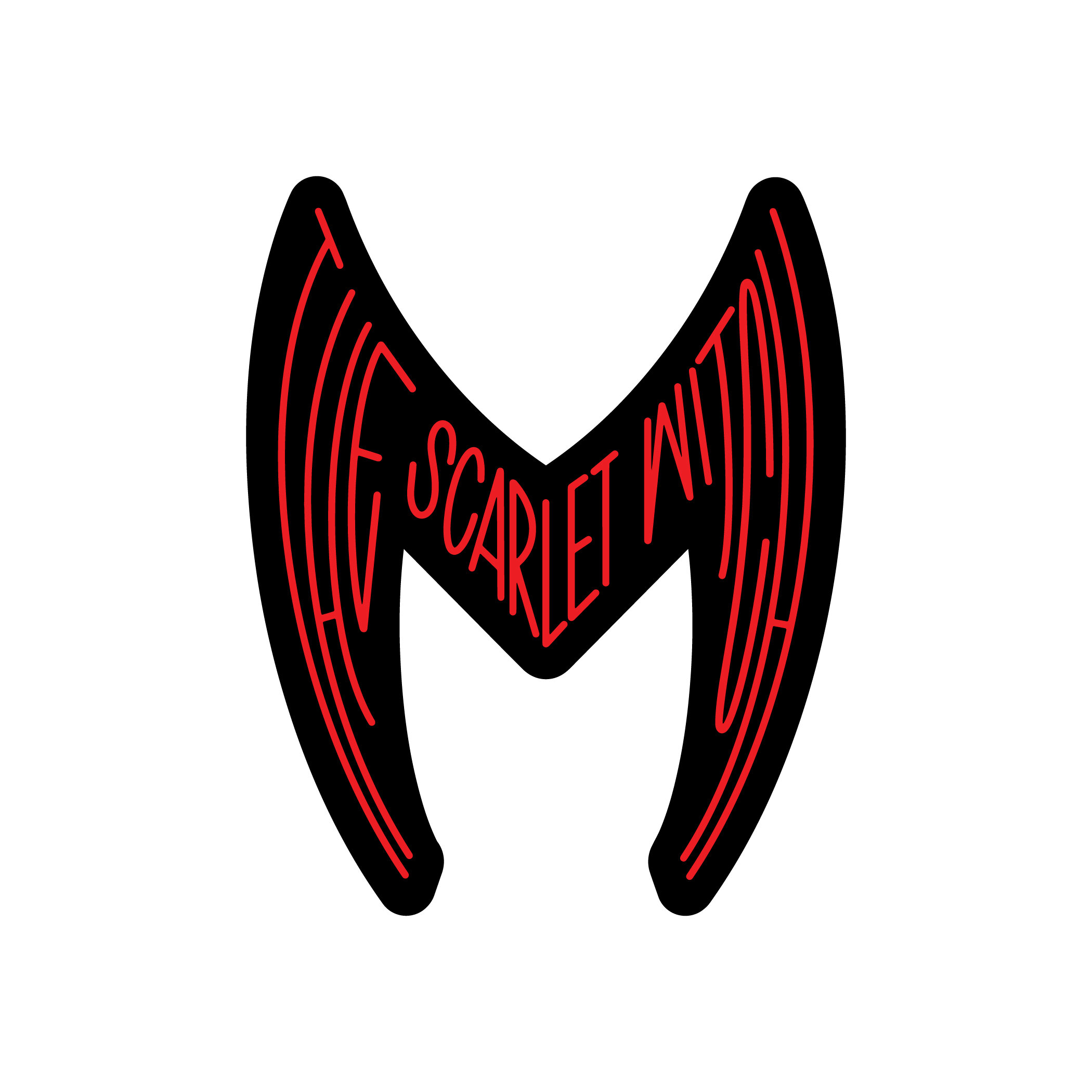 The Scarlet Witch SVG with Border