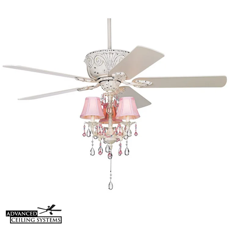 5 Unique Shabby Chic Ceiling Fan Chandeliers Advanced