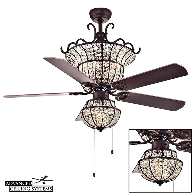 5 Unique Shabby Chic Ceiling Fan Chandeliers Advanced