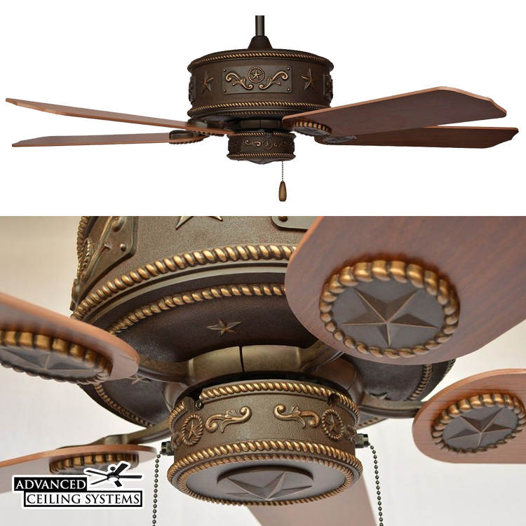 5 Texas Star Ceiling Fans To Complete Your Western Style Decor