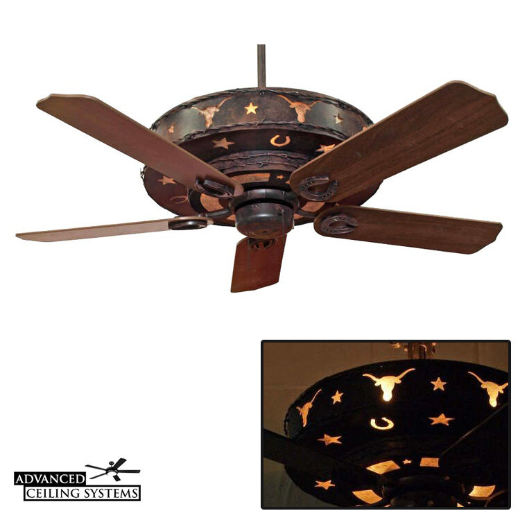 5 Texas Star Ceiling Fans To Complete, Western Ceiling Fans