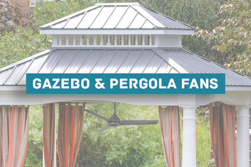 Ceiling Fan Light Kits Interchangeable, Outdoor Hanging Gazebo Fans