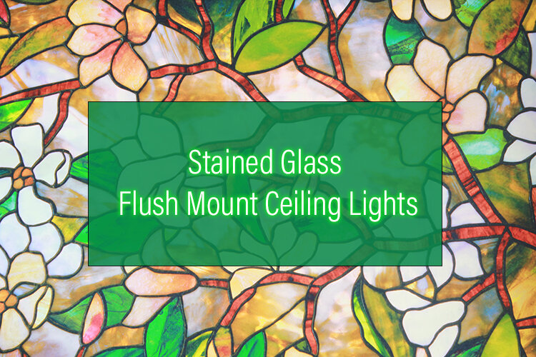 10 Best Stained Glass Flush Mount Ceiling Lights - Tiffany Style, Flush Mount and More!