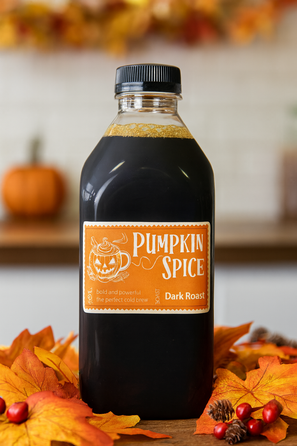 BUCK'N Good Dark Roast Pumpkin Spice Cold Brew (6 to 1 Concentrate)