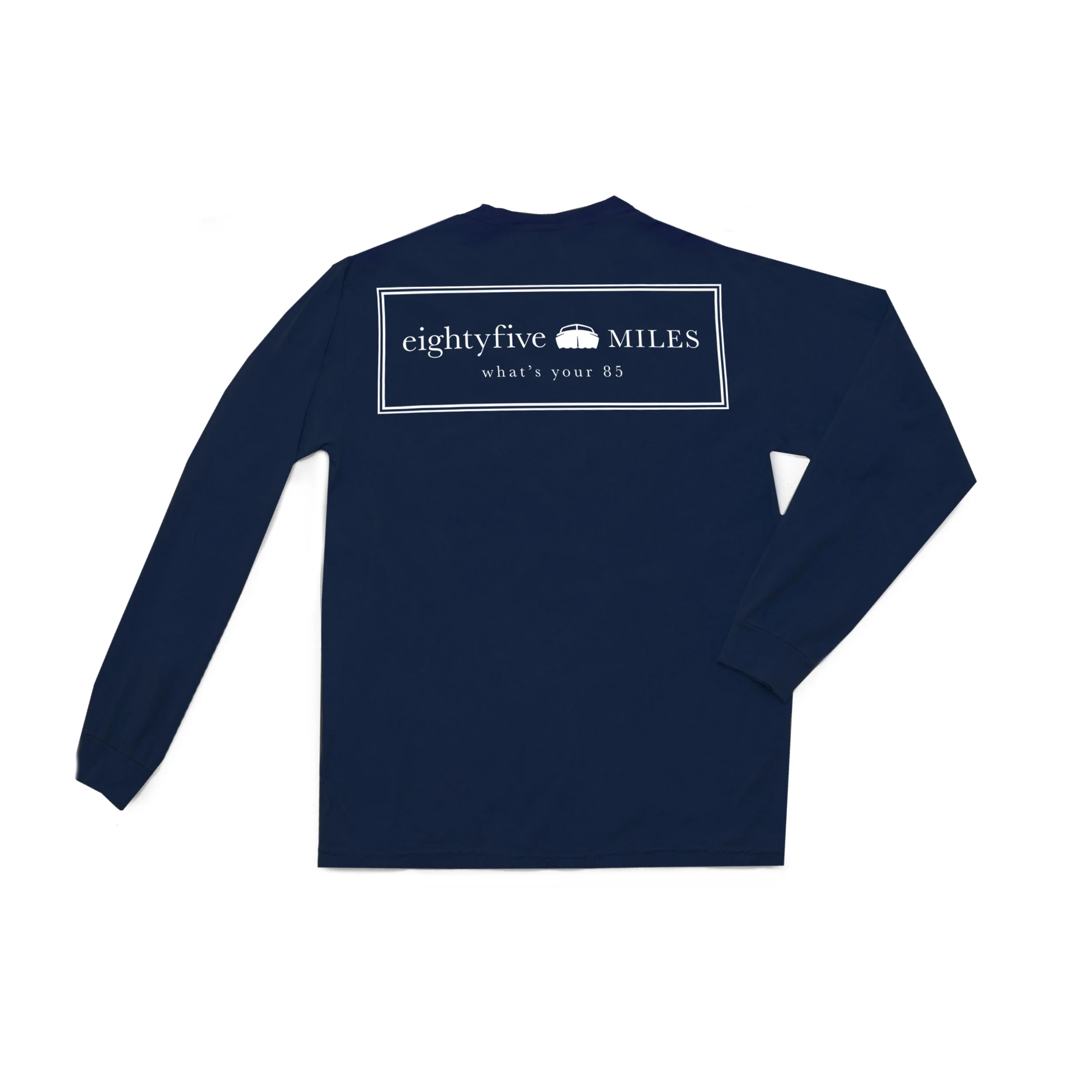 navy long sleeve tee