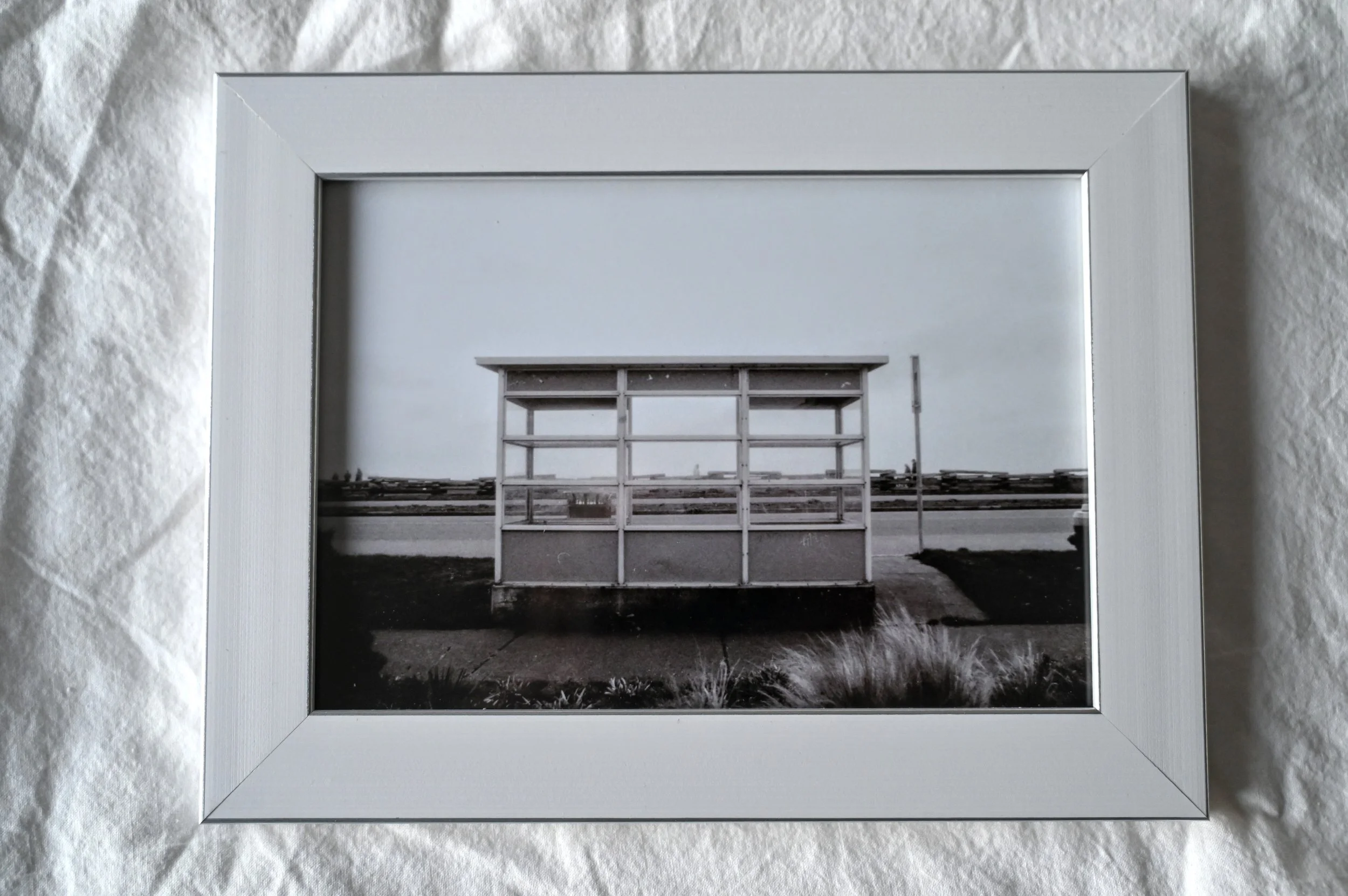Dallas Road Bus Stop - Framed 5x7 - Printed Photograph