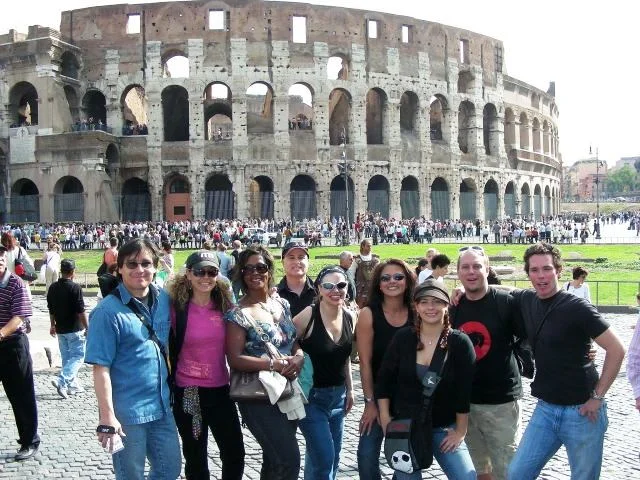 The Colosseum, Rome. Every time we go to Italy, it is a must-see.