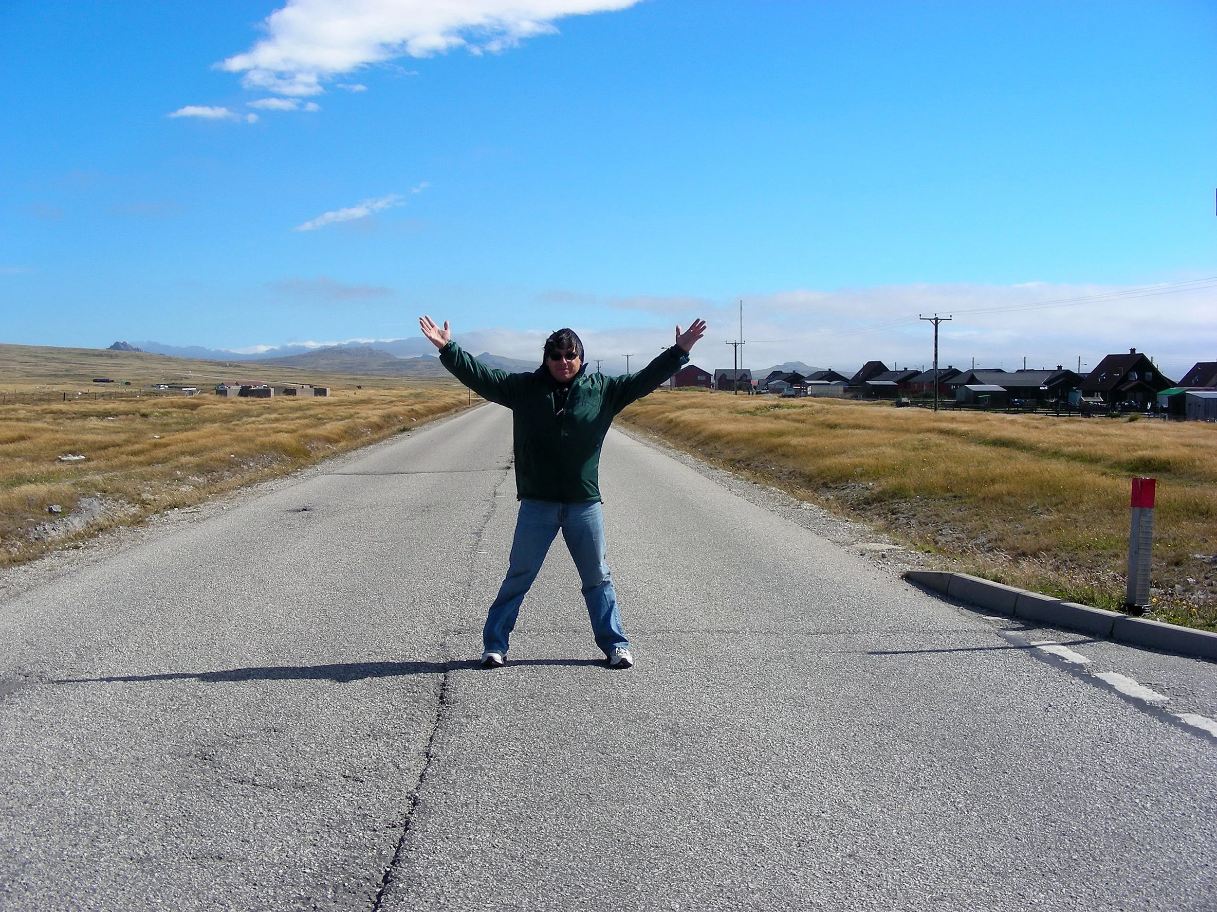 you don't have to worry about too much traffic in the Falkland Islands 