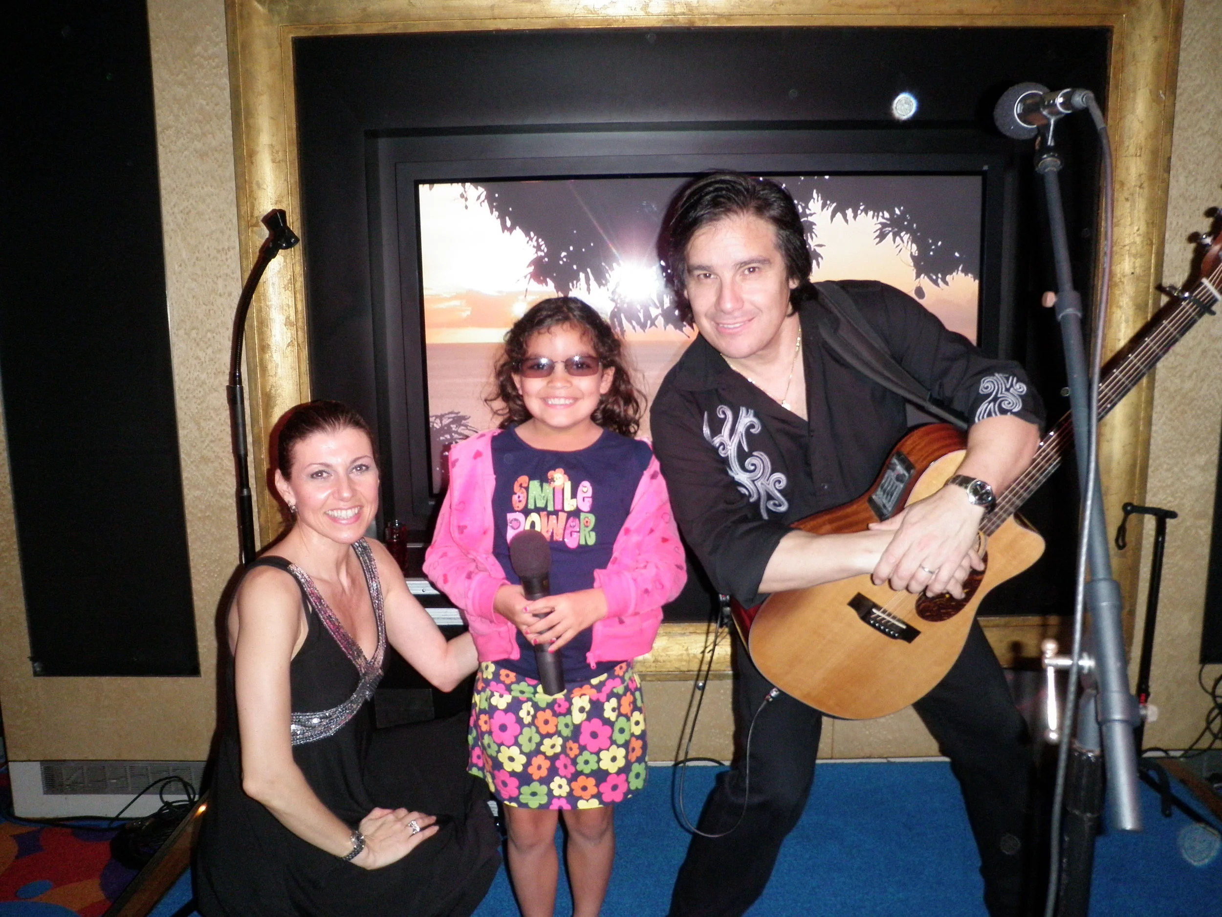 With our new friend Maria