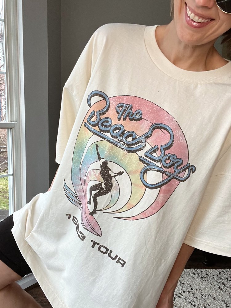 Beach Boys Oversized Tee — the flowerloft