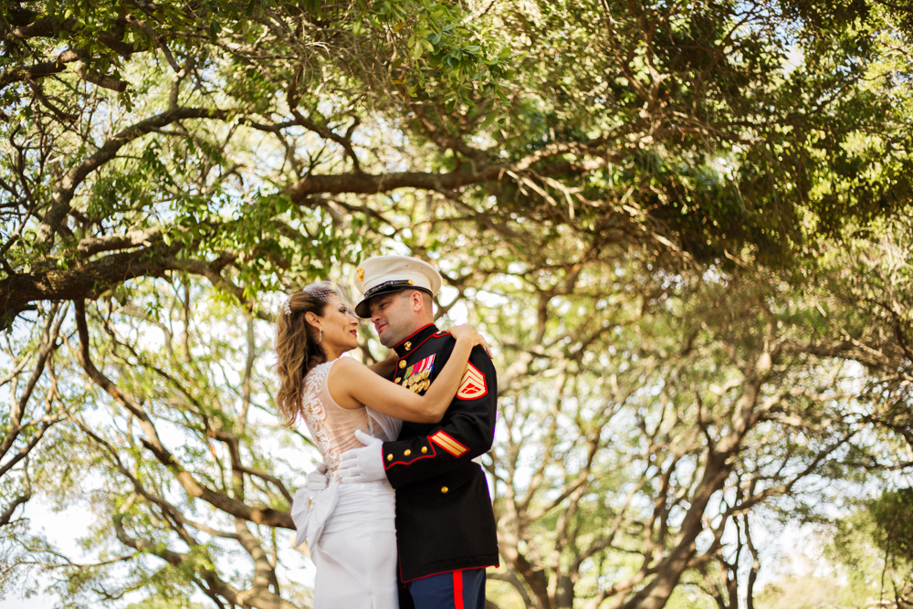 Myrtle-Beach-Marine-Army-Modern-Wedding-Oak