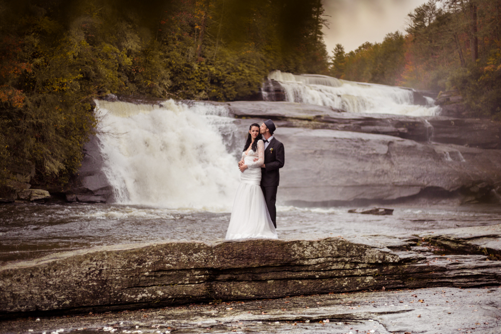 Triple+Falls+Pisgah+Asheville+Elopement+Wedding