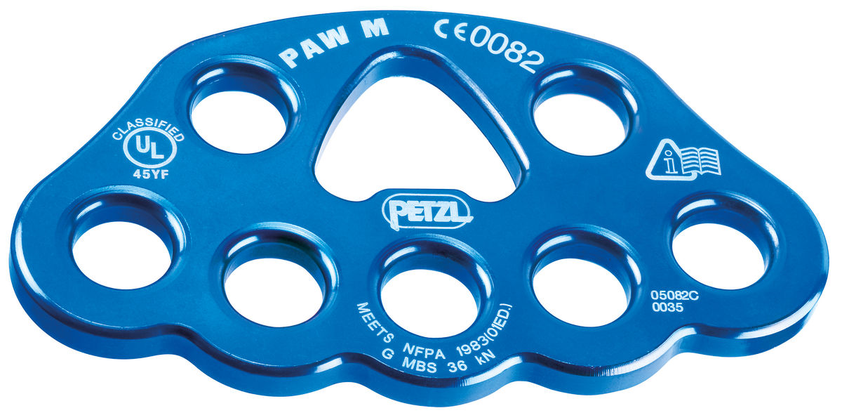 PETZL Unisex-Adult Paw Rigging Plate Zubehör Für Klettern 