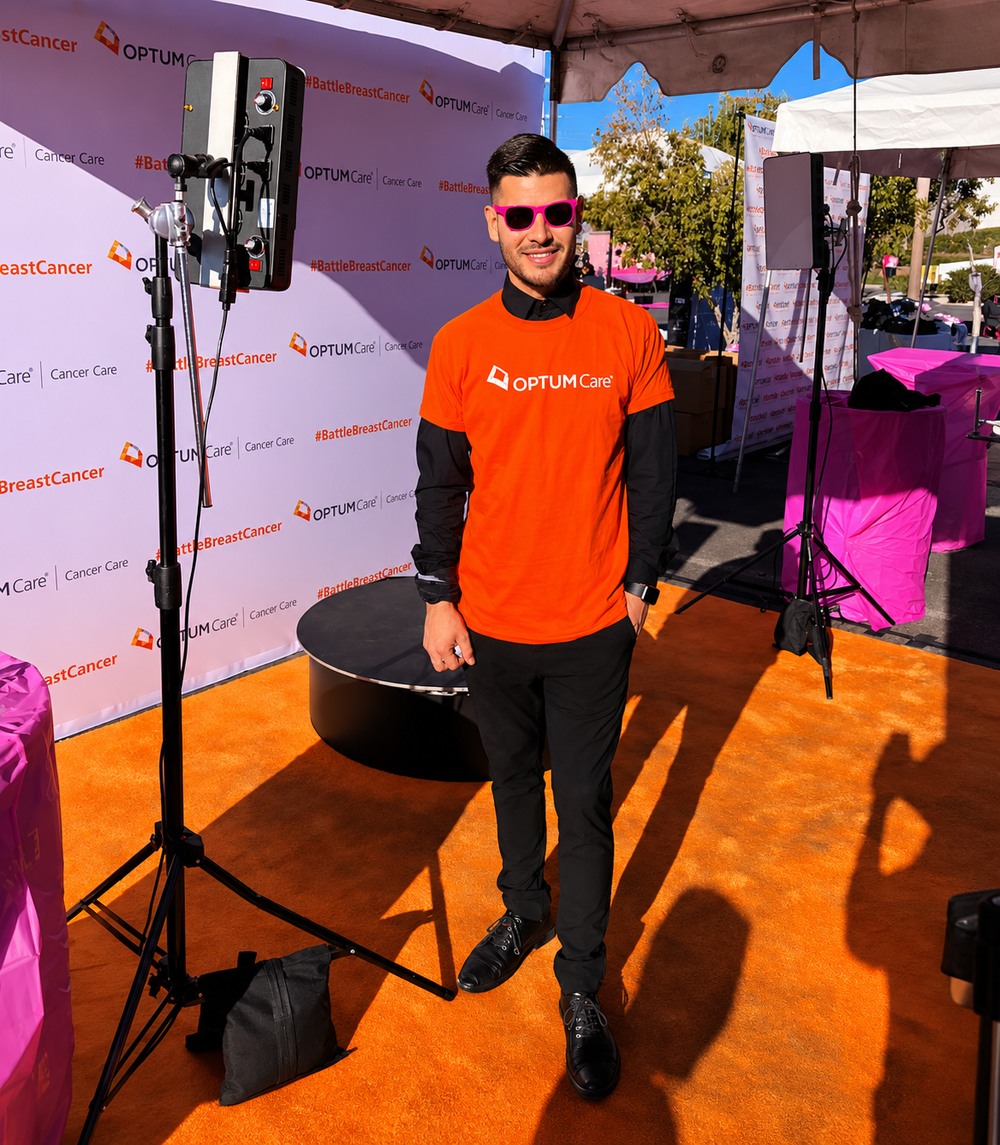 Proactive Las Vegas production assistant coordinating backend assets during event setup