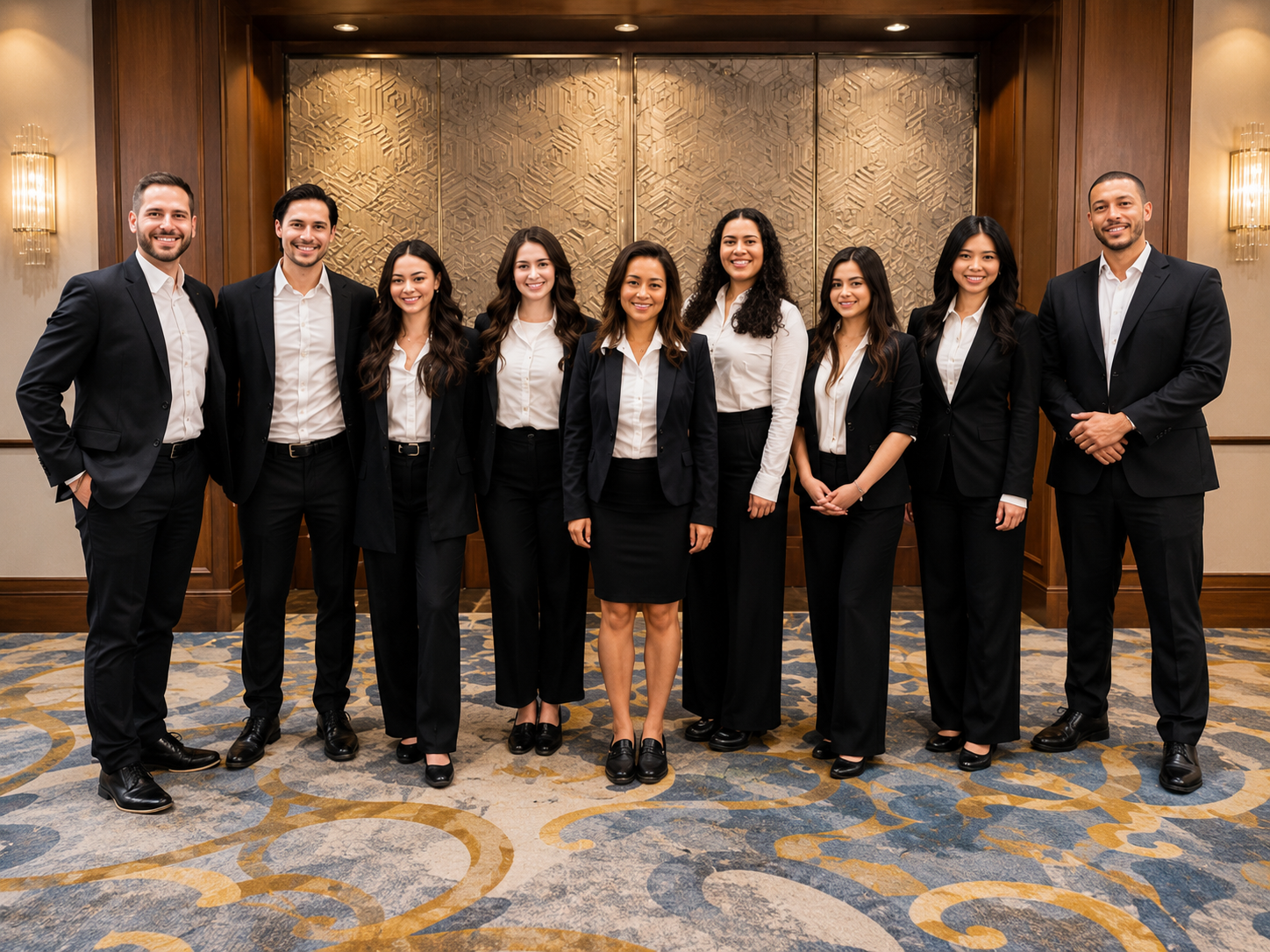 Professional event staff and brand ambassadors supporting conferences, conventions, trade shows, and corporate events throughout Dallas, Texas.