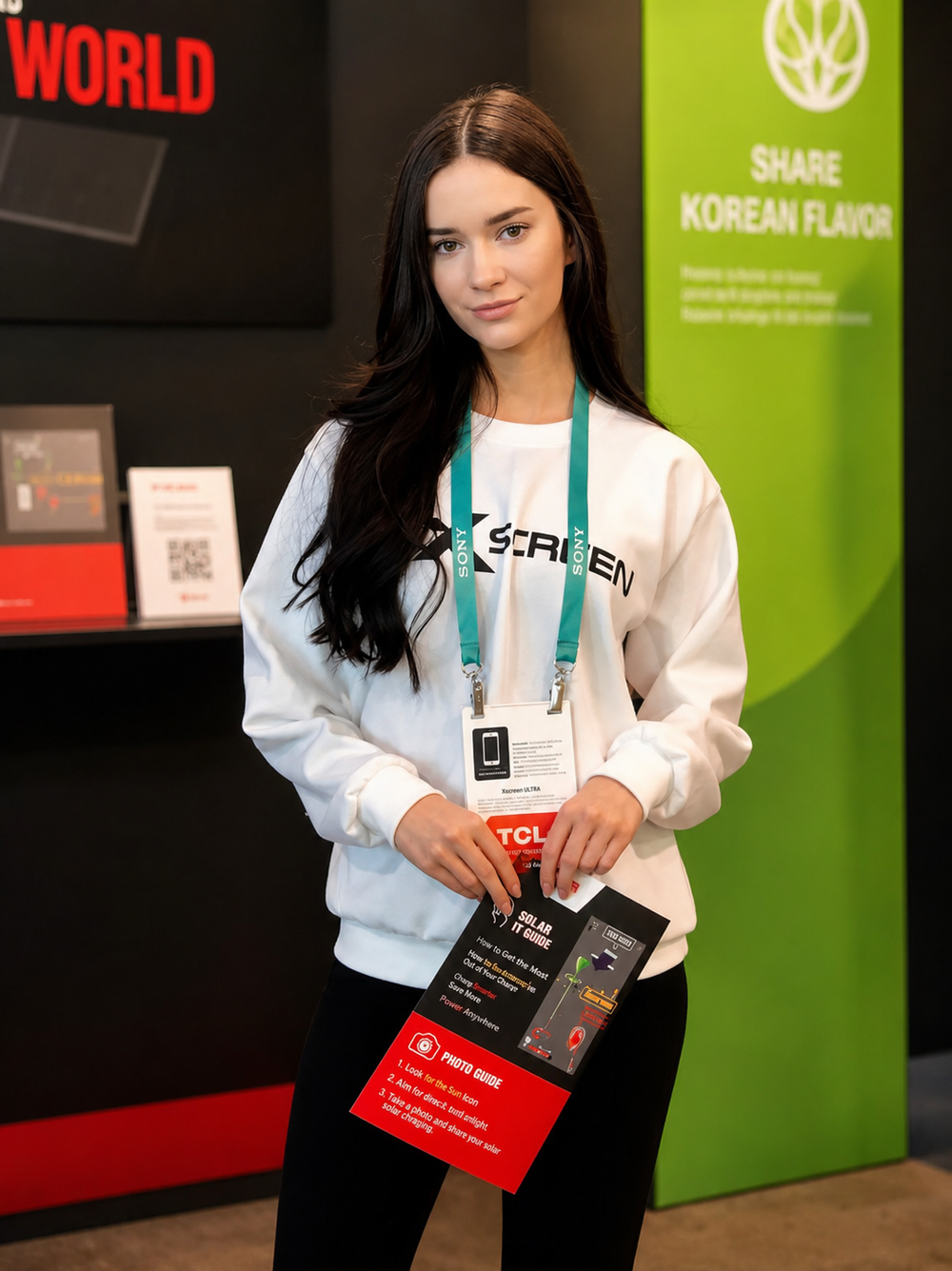 Trade show model supporting booth staffing at a convention