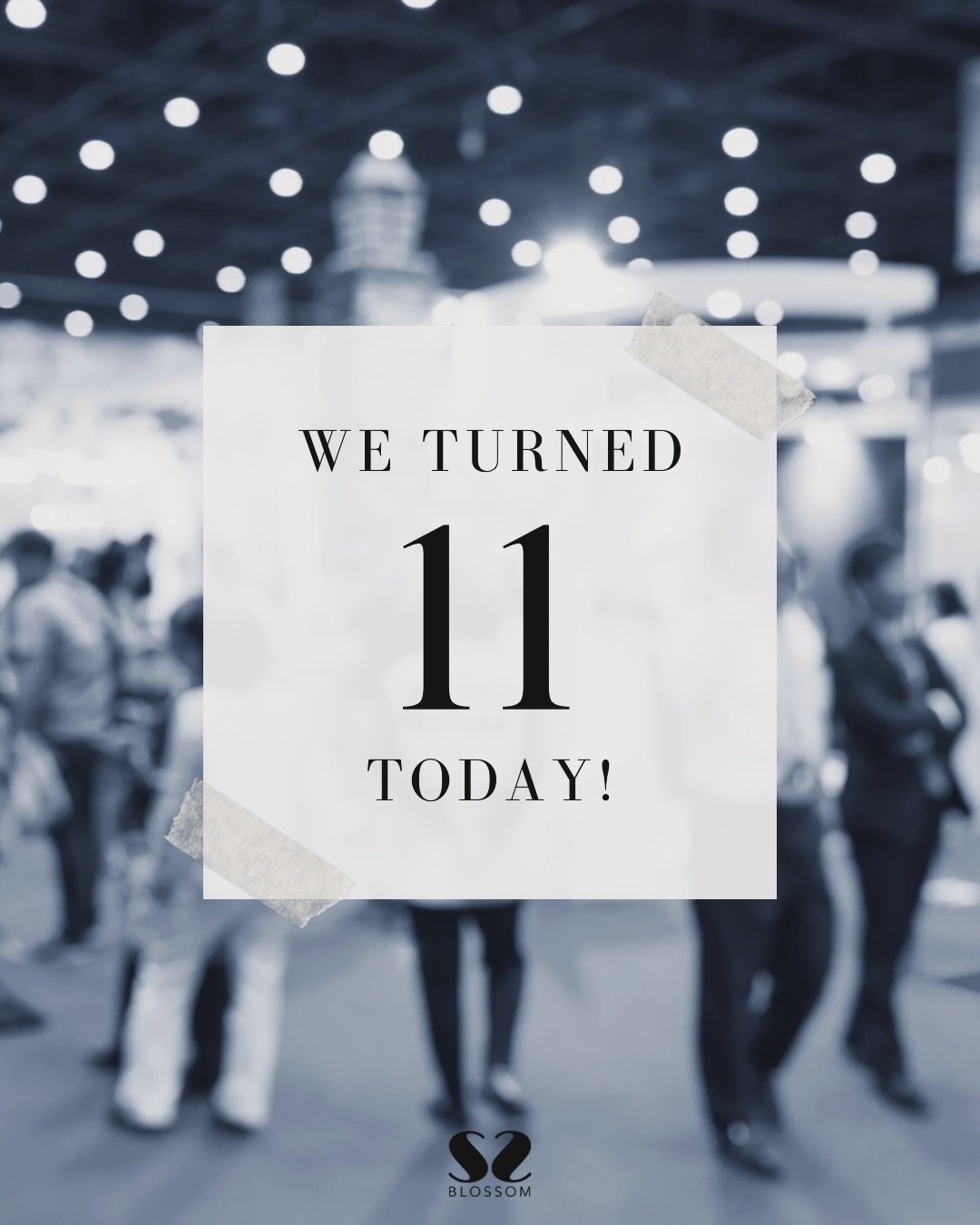 Today we celebrate 11 years of Blossom Talent🎉
11 years of amazing clients
11 years of hardworking talent
11 years of unforgettable events
Thank you for trusting us. The best is yet to come!