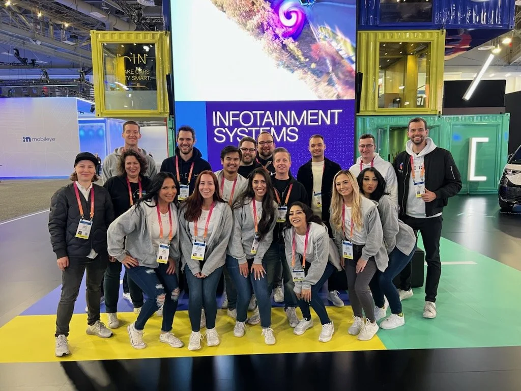 Professional guest services team at a live event