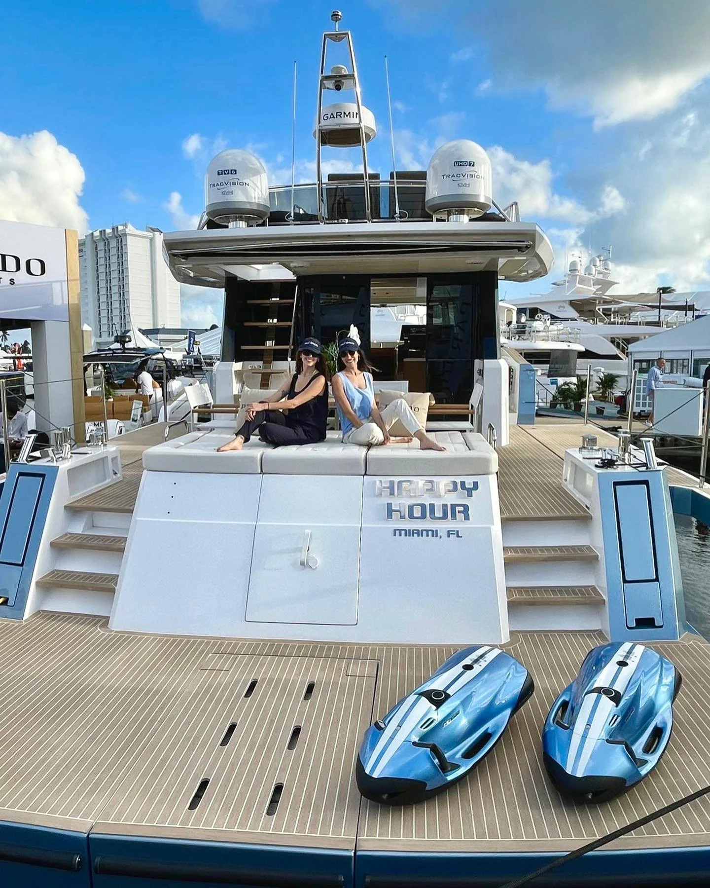Miami event staffing team for luxury yacht activation