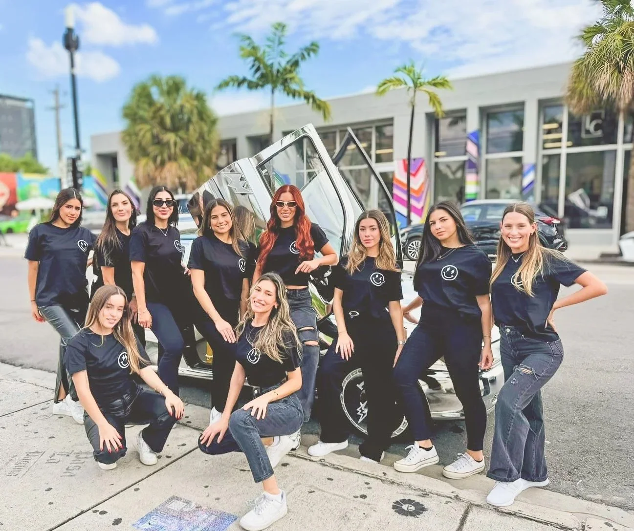 Brand ambassadors supporting an experiential marketing activation and promotional event.