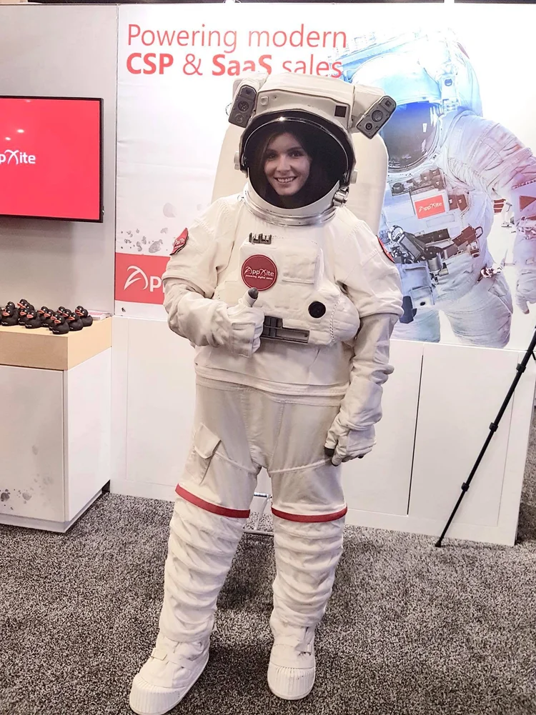 Costumed character performer at an event