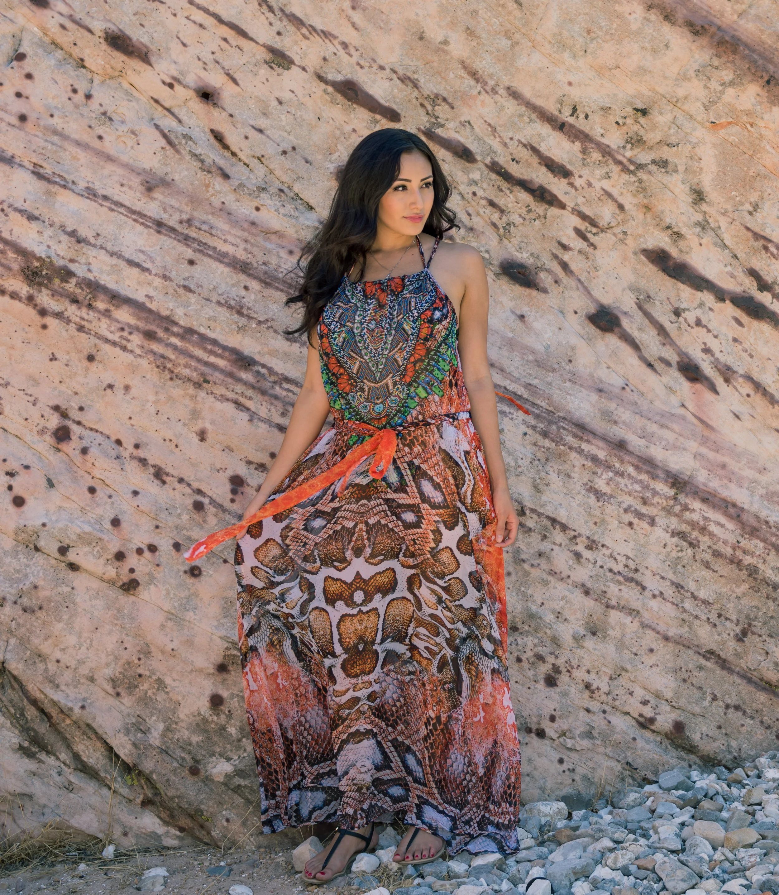 Photoshoot model for brand campaign in Las Vegas