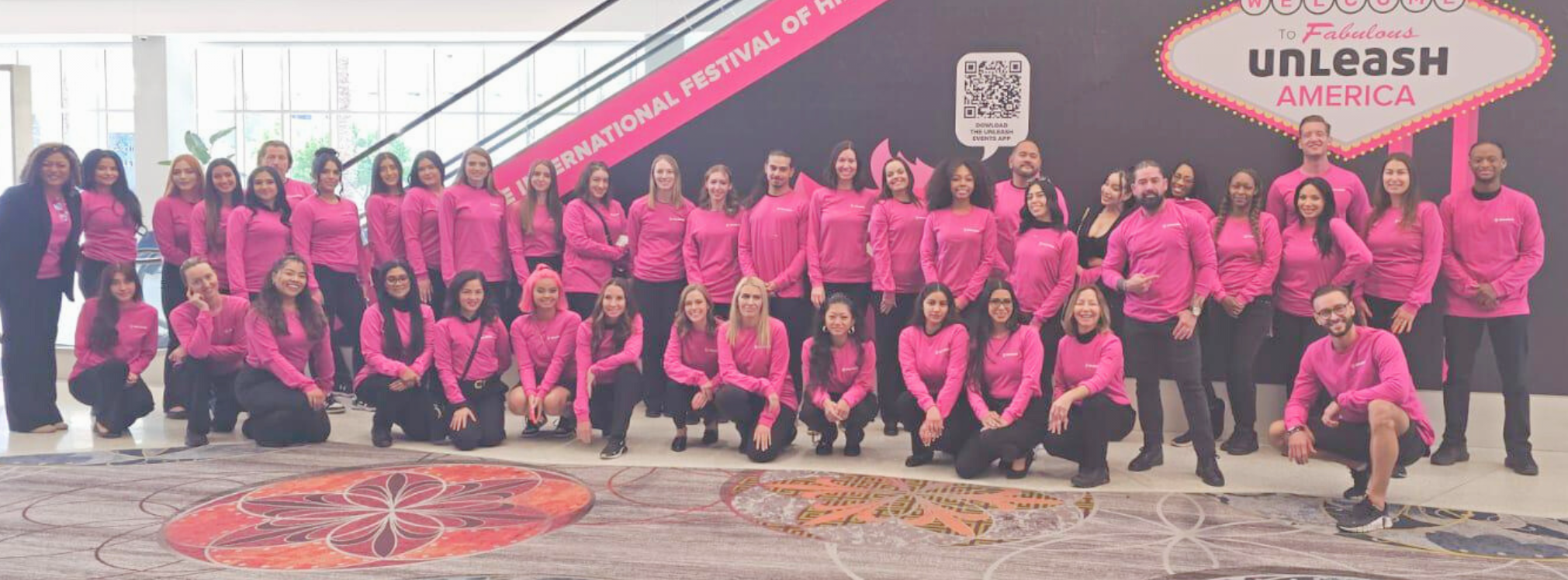 Event staff working convention in Las Vegas