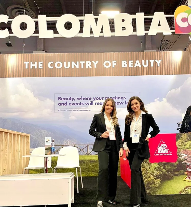 Corporate convention hostesses in Las Vegas