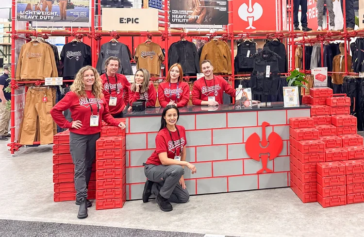 Strauss trade show staffing case study with Blossom Talent event staff