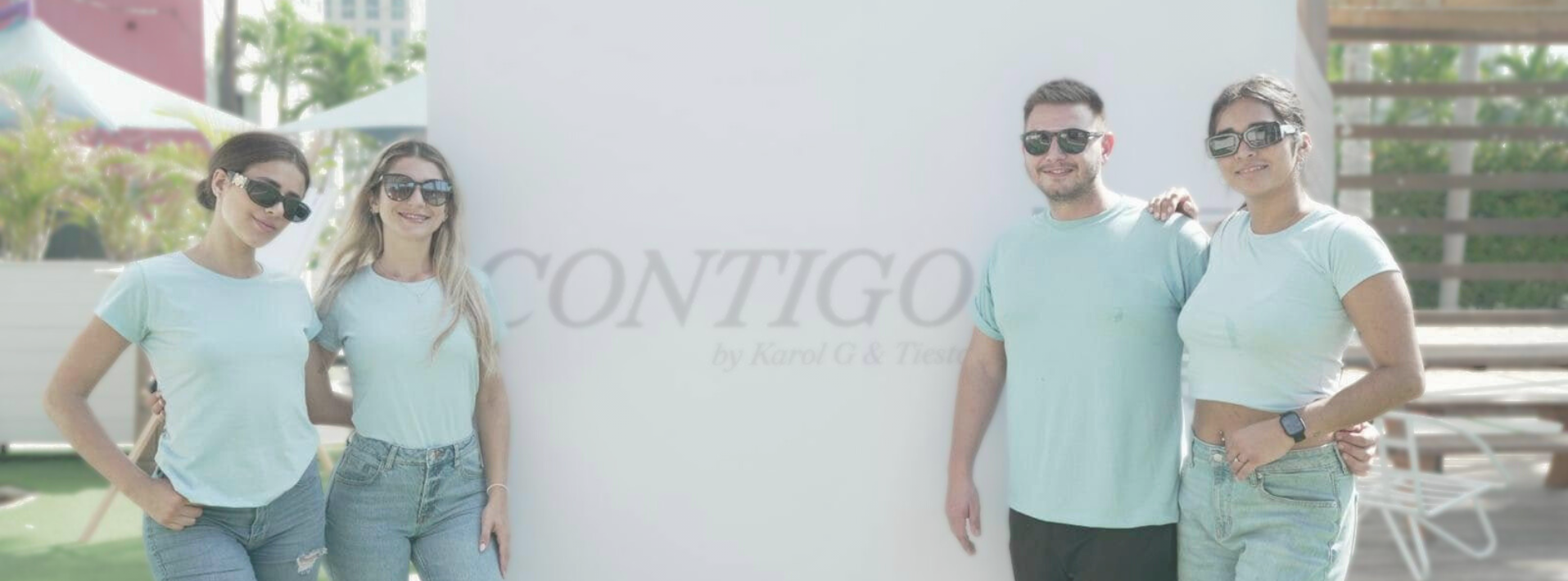 Promo models in activation in Miami