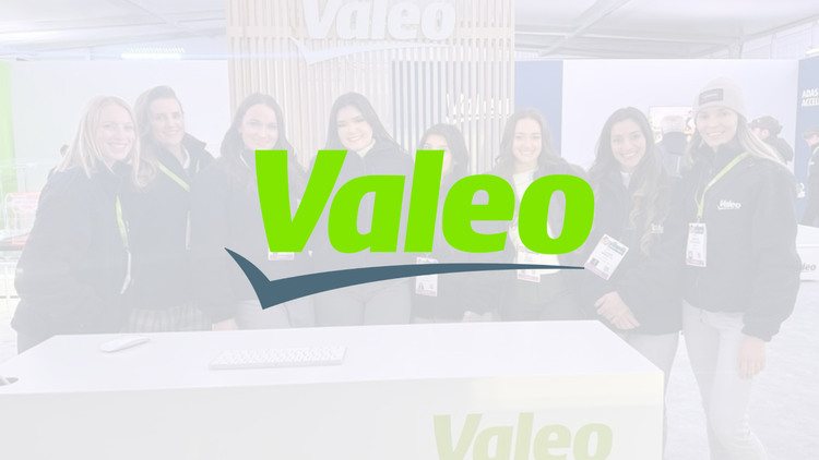 Valeo CES trade show staffing case study with Blossom Talent event staff