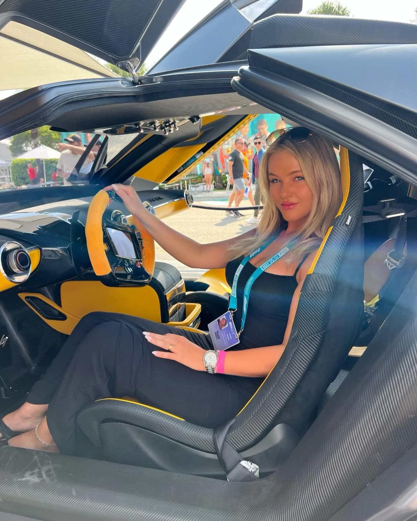 Premium models during upscale event in Miami