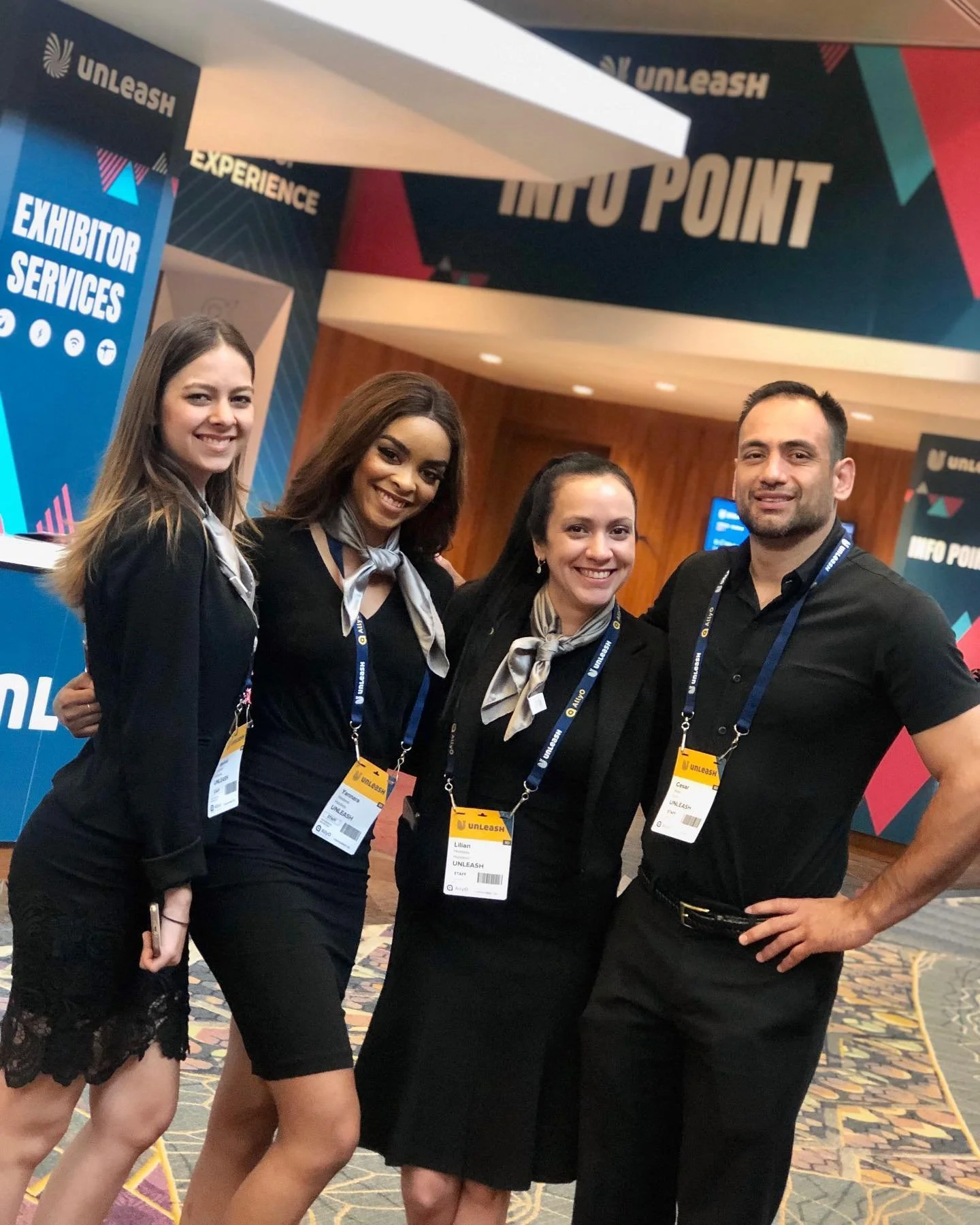 Las Vegas brand ambassador team at a live event