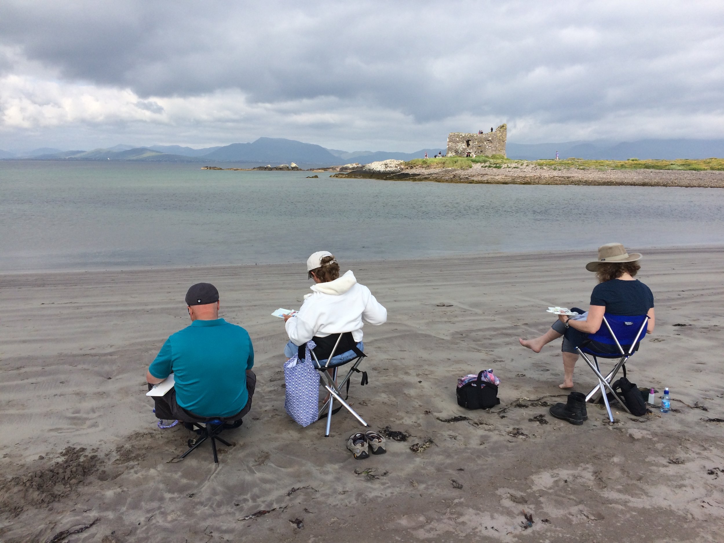 Ballinskelligs beach painting:Ireland.jpg