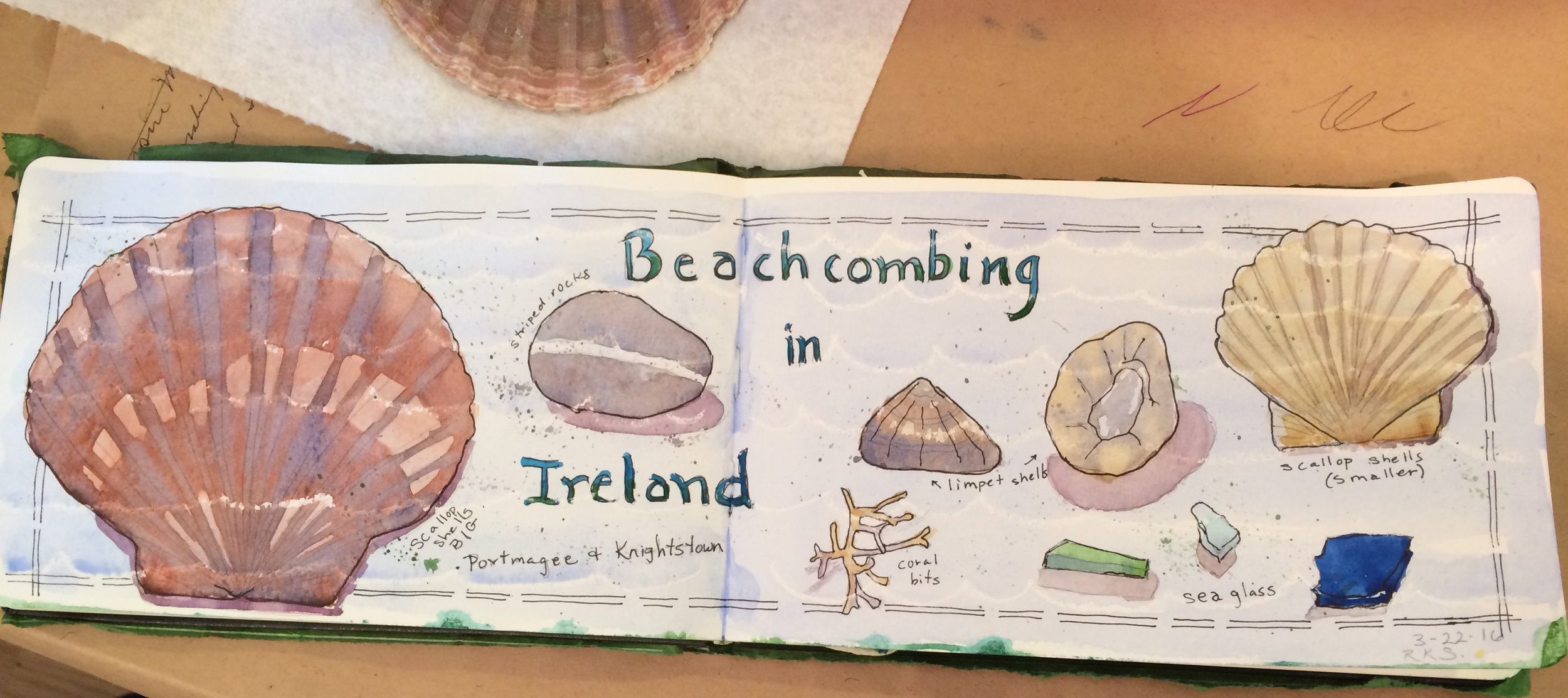 Ireland Sketchbook-Beachcombing in Ireland-2016-pretrip.jpg