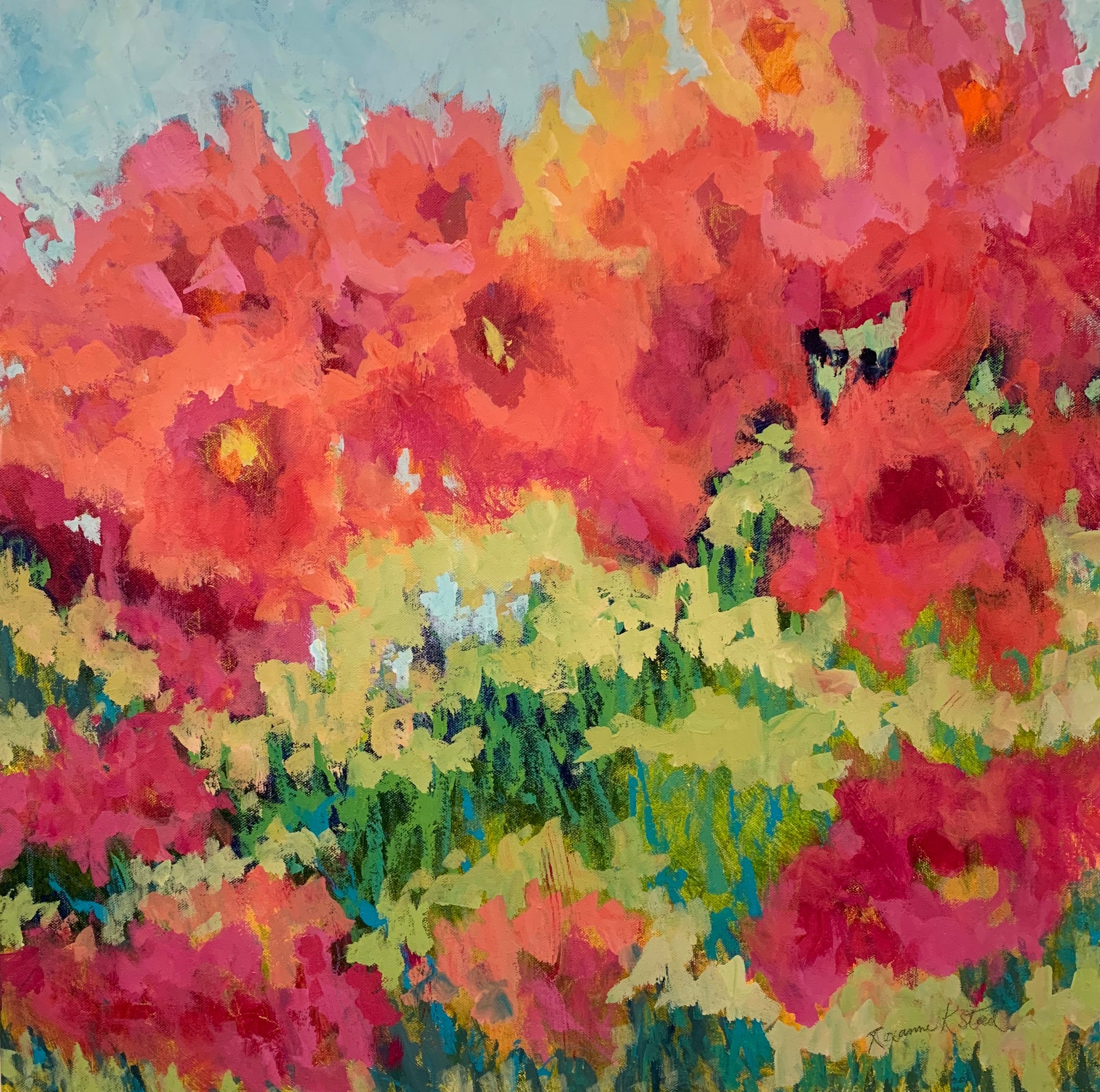 RoxanneSteed-Everything's Coming Up Roses-24%22x24%22x1.5%22 acrylic-.jpg