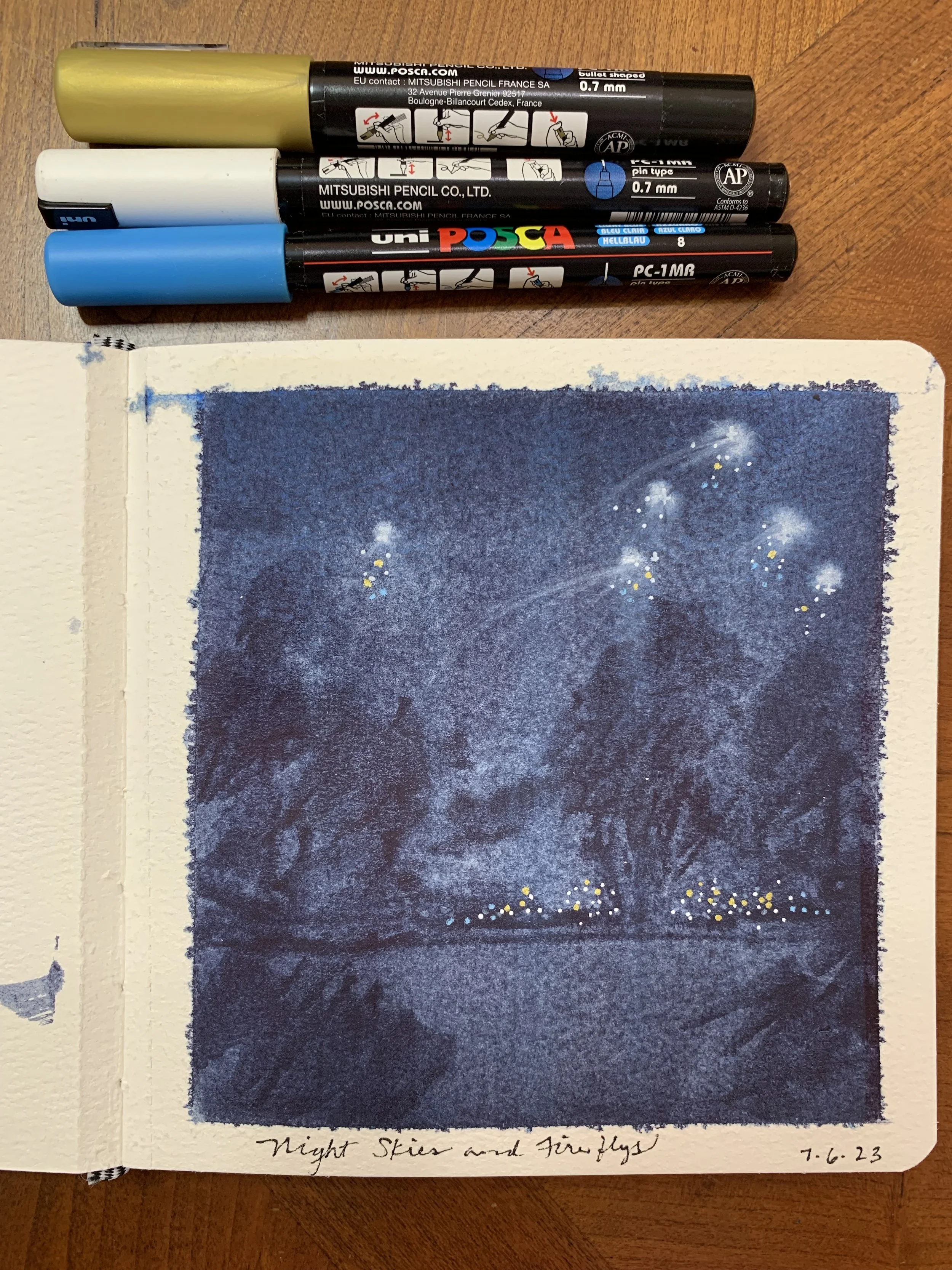 Night Skies and Fireflies - easy practice techniques