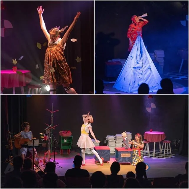 No pr&oacute;ximo domingo tem &quot;Aurora e o Tempo&quot; da Cia Tempor&atilde; no Sesc Santos. Espet&aacute;culo para toda fam&iacute;lia! 
No elenco Ana Luiza Caetano, Ra&iacute;&ccedil;a Augusto e Lu&iacute;sa Toller. Texto de Nereu Afonso, dire&