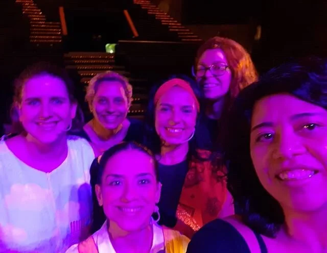 &quot;Aurora e o Tempo&quot; no Sesc Santos. Hoje com elenco e equipe t&eacute;cnica  100% de mulheres! 💜