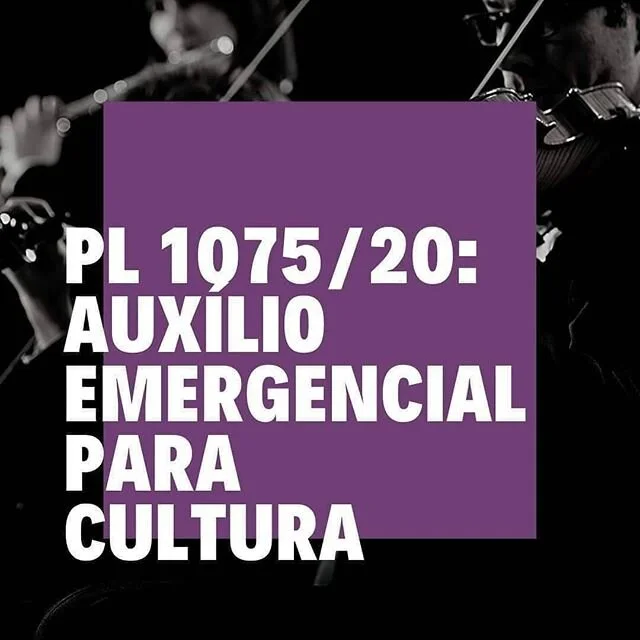 Amanh&atilde;, dia 26/05, ter&ccedil;a &agrave;s 14h, &eacute; a vota&ccedil;&atilde;o na C&acirc;mara dos Deputados do PL 1075/20: Aux&iacute;lio Emergencial Para Cultura.
Hoje e amanh&atilde; &eacute; muito importante mobilizarmos as redes sociais 
