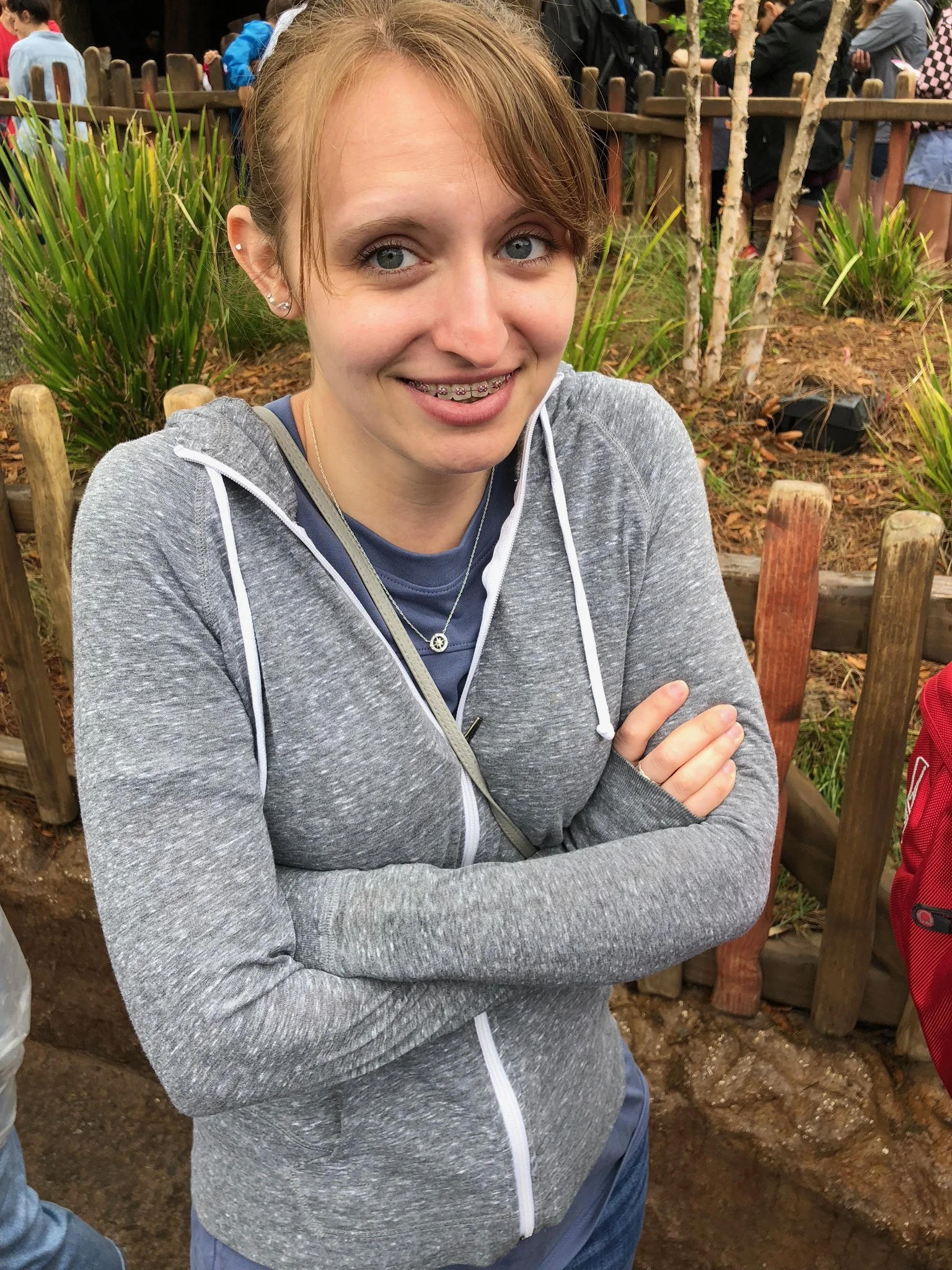 Yes, DisneyWorld is in Florida. Yes, Aarica was cold anyway.