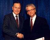 Jeff with George Bush