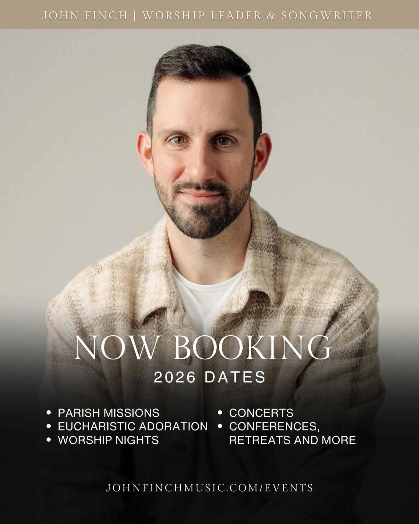 Now Booking 2026 Dates 🗓️

We partner with parishes, dioceses, and ministries to create impactful events that unite music, prayer, and encounter. Whether you&rsquo;re a pastor, parish staff member, volunteer, or parishioner, we&rsquo;d love to colla