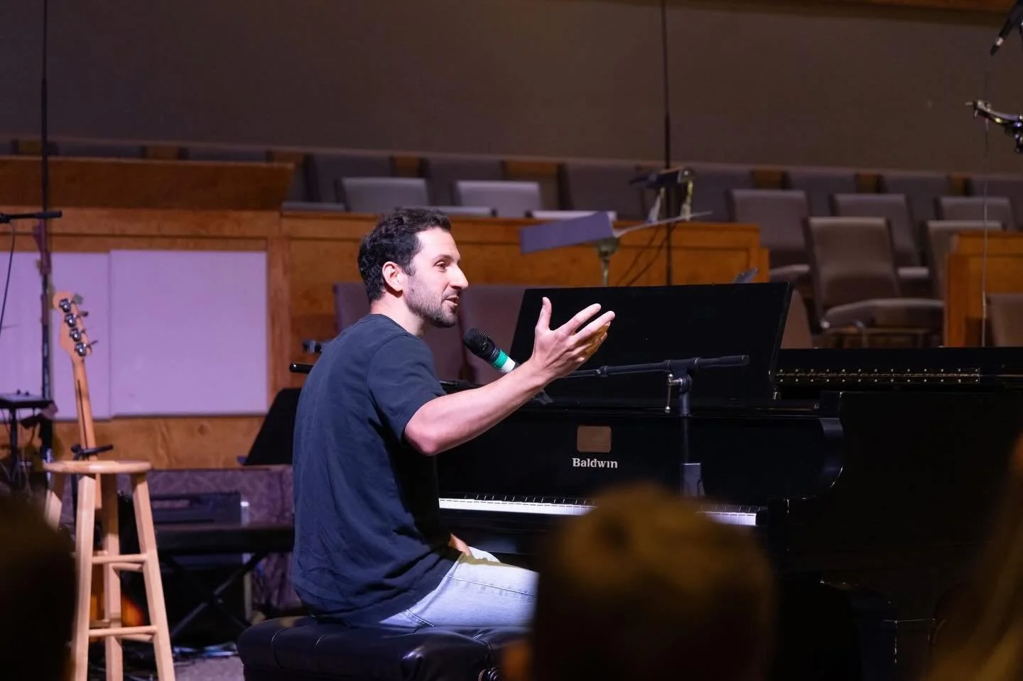 It was so nice to be invited to share a few songs at First Baptist Christian School this week. A few weeks ago, the 3rd grade class used my song Walk By Faith during their chapel, and I had the special privilege of stopping by for us to all sing it t
