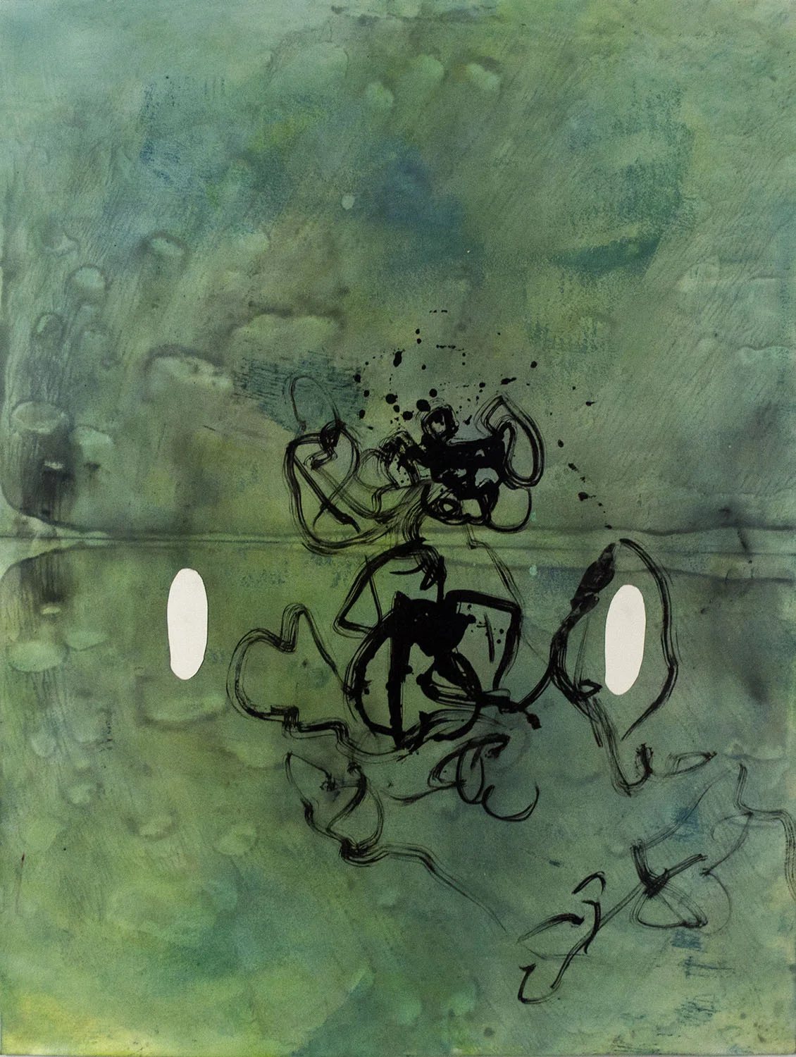 Vera , 2017, mixed media on paper