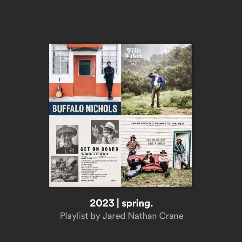 Here's a collection of everything that caught my ear this Spring. Link in bio!

________________________________________

@spotify #art #music #studio #playlist #rvaartist #artist #country #folk #bluegrass #jazz #bluesmusic #instrumental #rocknroll