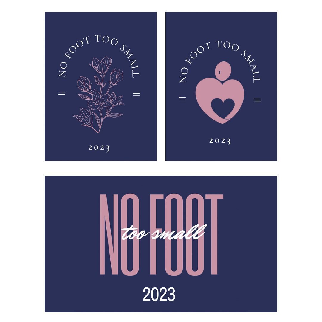 We need your opinion!

Planning has begun for our 9th Annual No Foot Too Small Memorial &amp; Awareness walk! 🙌

We have come up with these three designs to include on our shirts this year and we are now asking you to vote on your favourite!

Vote f