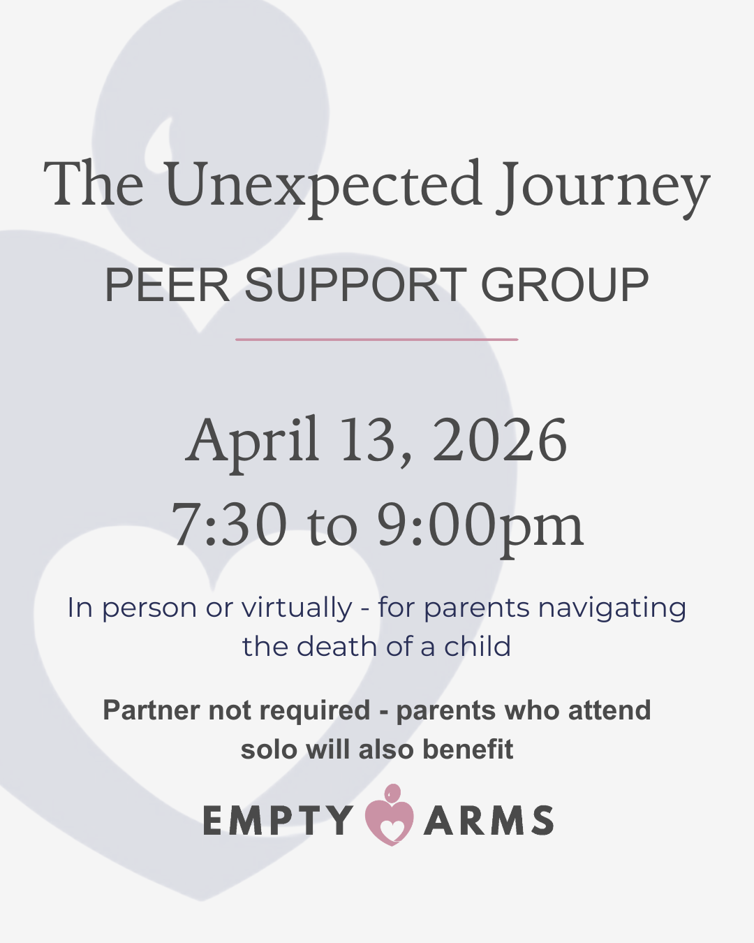 The Unexpected Journey: Peer Support Group