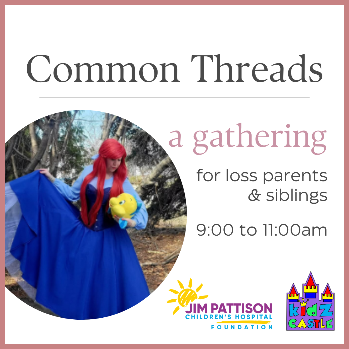 Common Threads Family Get Together @ Kidz Castle: Reevie Rainbow’s Ariel