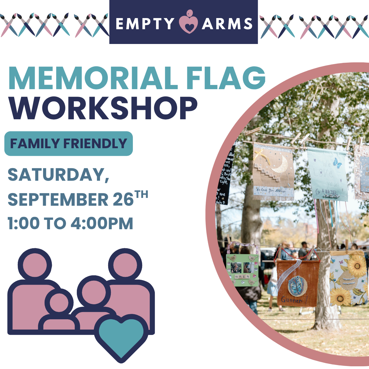 Memorial Flag Workshop - Family Friendly